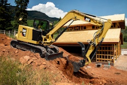 Cat 308 CR mini excavator