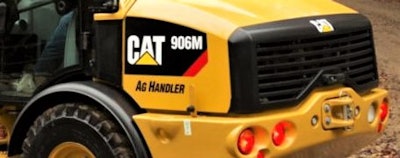 Old Cat Power Edge trade dress on a 906M Ag Handler.
