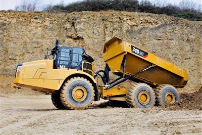 CAT 740 GC articulated dump truck