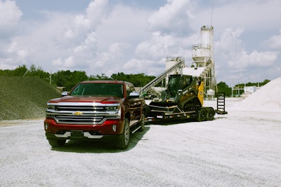 Chevy Silverado trailering