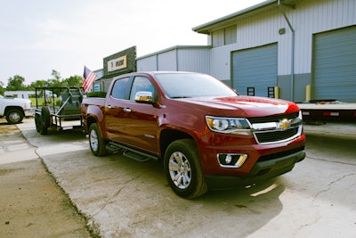 Chevy Calorado trailering