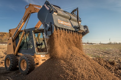 Clod-buster Topsoil Screener from Burly Attachments