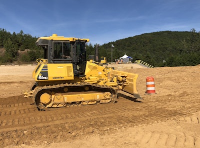 The D51PXi dozer with intelligent Machine Control