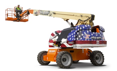 JLG’s 250,000th self-propelled boom lift was manufactured this year in Shippensburg, Pennsylvania.