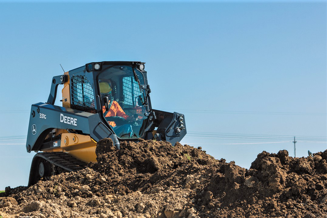 John Deere on-board grade indication 331G