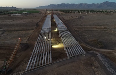 South Mountain Freeway construction