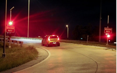 Florida researchers are investigating smart signs and other counter-measures to address the problem of wrong-way driving. Photo: FSU