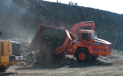 Dump Truck in Operation