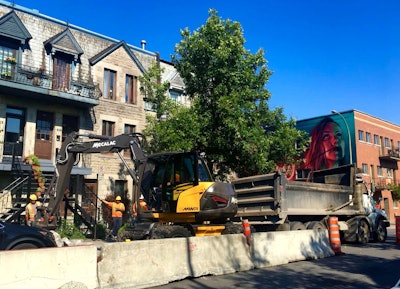 Mecalac held a demo day in Montreal, part of its advancement into the North American market.