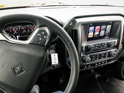 Interior of International CV Series Truck