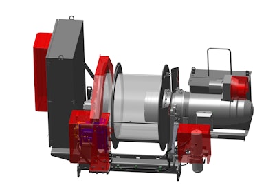 Winch for Potain tower crane