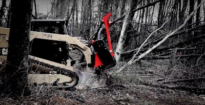 cat with Prinoth Mulch Head