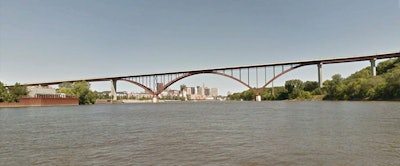 Smith Avenue High Bridge. Google Earth screen shot.