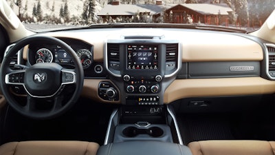 2019 Ram 1500 North Edition Black And Light Mountain Interior