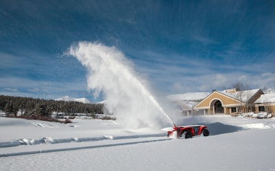 Honda Robotic Work Vehicle in Snow