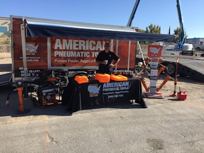 American Pneumatic Tools Booth