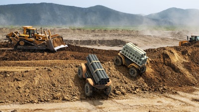 Honda’s Autonomous Work Vehicle is a prototype off-road vehicle that is a combination of Honda’s all-terrain vehicle (ATV) and emerging advanced autonomous technology. It was designed by Honda R&D Americas to bring efficiencies and increased safety to public, commercial, and consumer enterprises, such as construction, agriculture, search and rescue and firefighting.