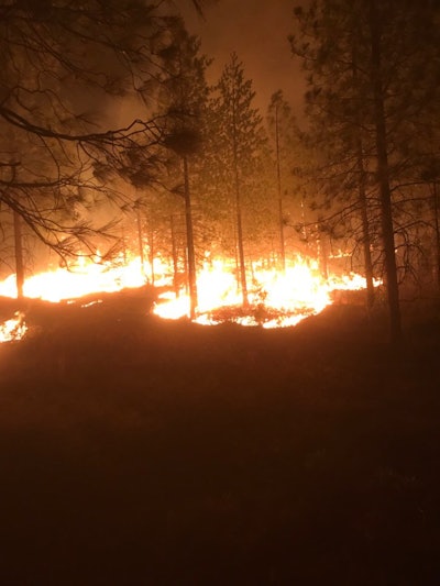 The Camp Fire in Butte County in November. Credit: CalFire Butte Unit/Butte County Fire Department