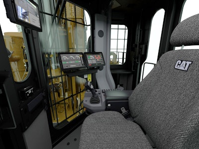 Caterpillar MD6200 Blasthole Drill Interior