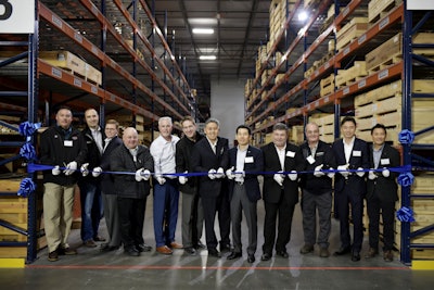 Ribbon Cutting Ceremony in Doosan Warehouse