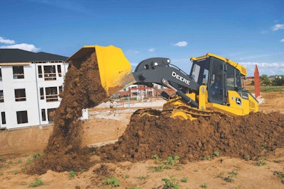 John Deere 655K crawler loader