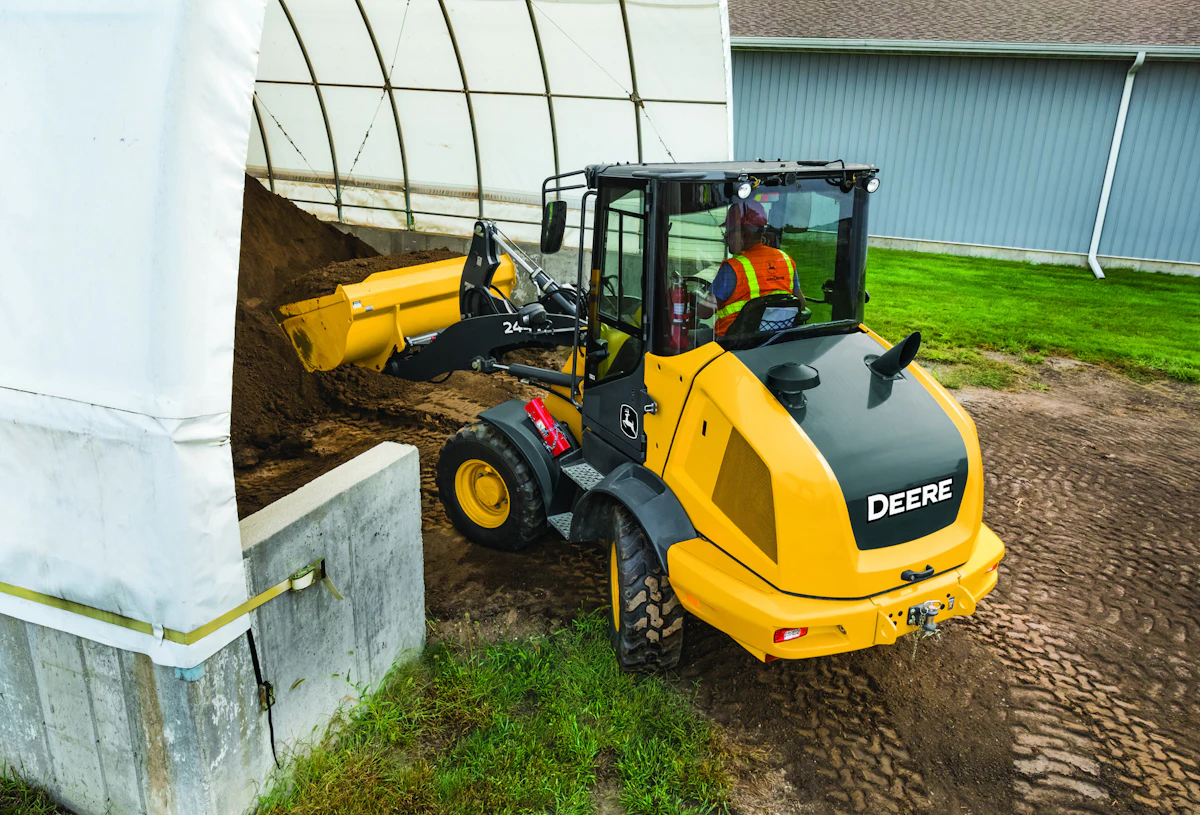 John Deere introduces new 244L & 324L compact wheel loaders | Equipment ...