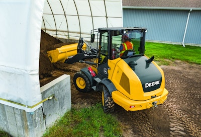 John Deere’s 244L compact wheel loader