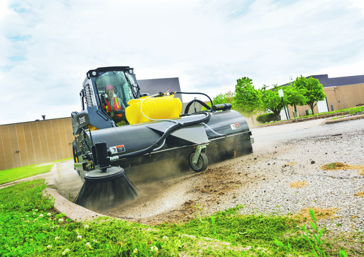 John Deere launches new angle brooms & pickup brooms Equipment World