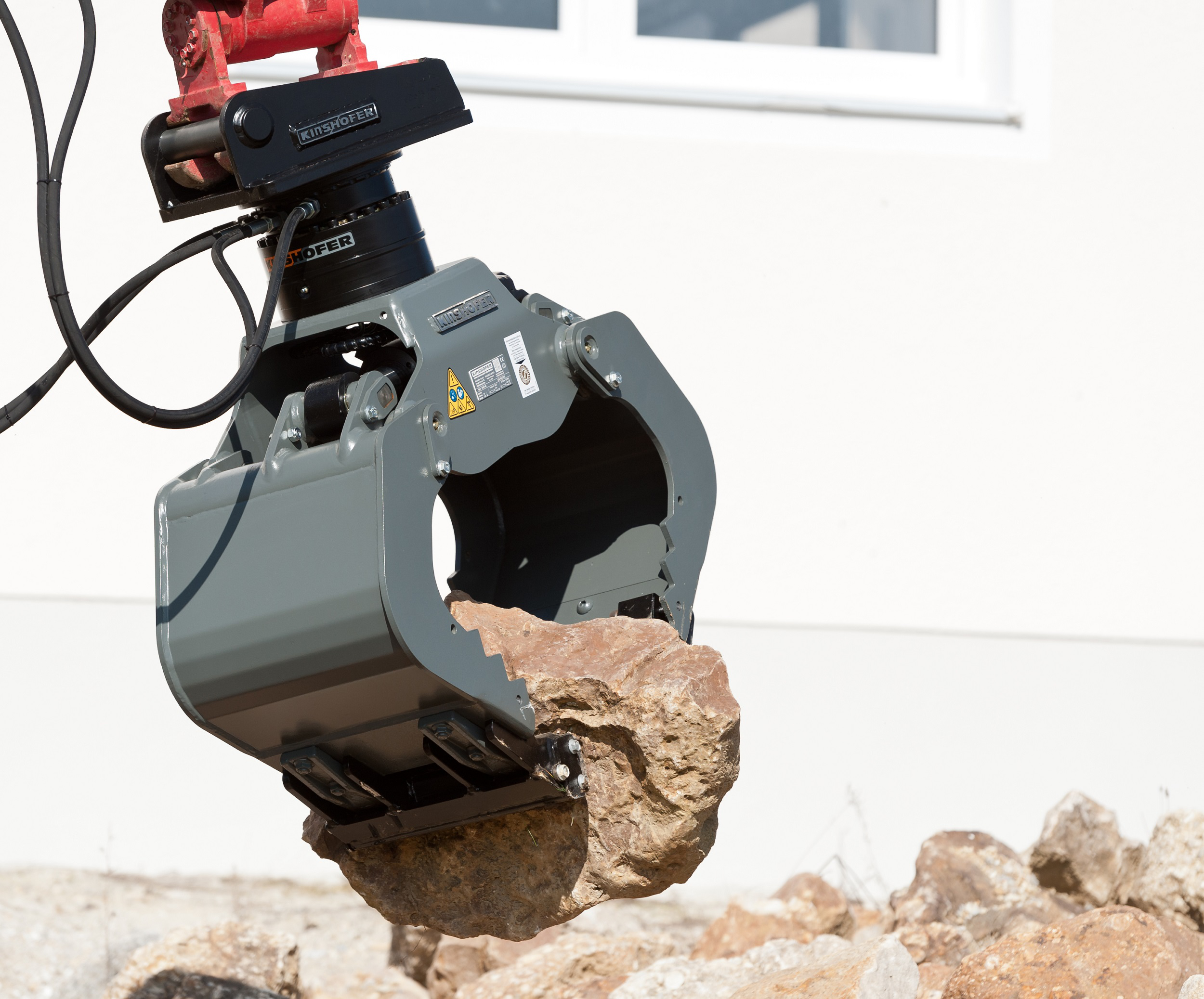 Kinshofer HPXdrive system for excavator & crane attachments Equipment