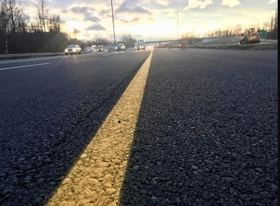 Seward Highway at Tudor after repairs.