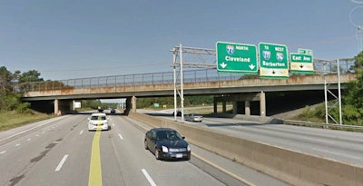 East Avenue Bridge over I-76/77. Google Earth screen shot.
