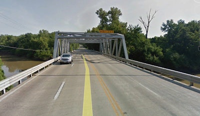 Joachim Creek Bridge. Google Earth screen shot.