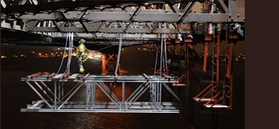 Underneath Golden Gate Bridge