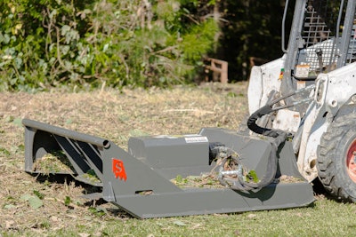 Solesbee brush cutter skid-steer attachment