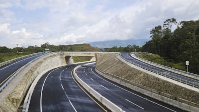 Highway constructed in Costa Rica