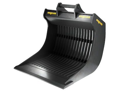 Engcon SKB sorting bucket