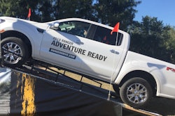 2019 Ford Ranger climbing