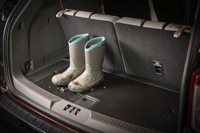 The new Explorer features a reversible load floor in the rear.