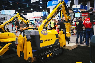 Brokk 200 at this year’s World of Concrete.