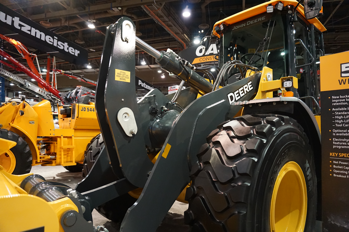 John Deere S New 544l Wheel Loader Has Three Major Upgrades Equipment World