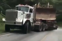 Dozer haul uphill fail