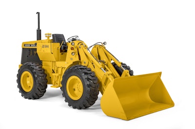 Also on display at World of Concrete was this vintage JD544 loader in recognition of Deere’s 50 years of making loaders.