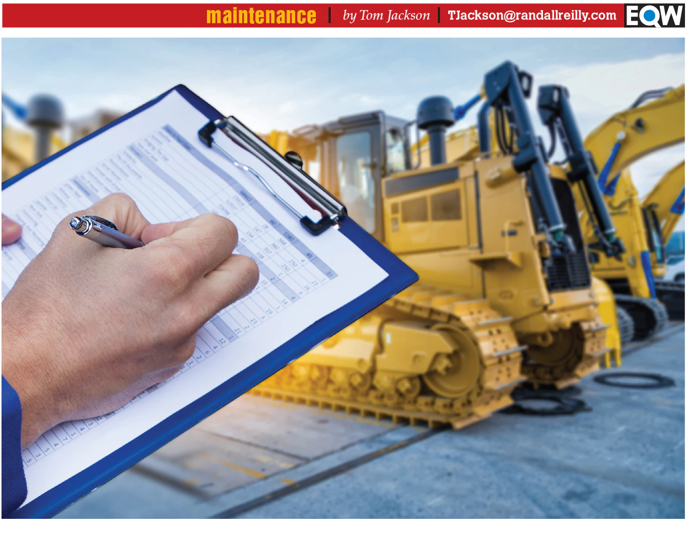 Small mistakes lead to problems in equipment maintenance | Equipment World