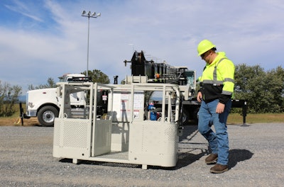 National Crane Rapid Attach Platform for NBT Boom Trucks