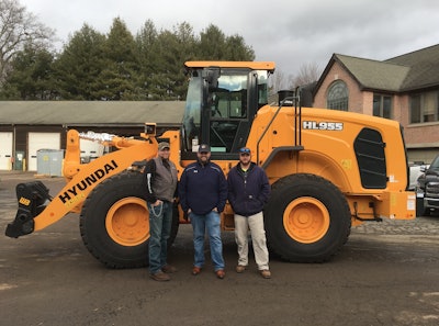 From left to right: Steve Miller (VP of sales for Butler Equipment), Chad Parker (senior product specialist and sales trainer for HCEA), and Andy Mayek (sales manager for Butler Equipment).