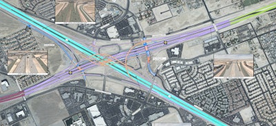 Centennial Bowl II Project Phase 3 Map courtesy of Nevada Department of Transportation.