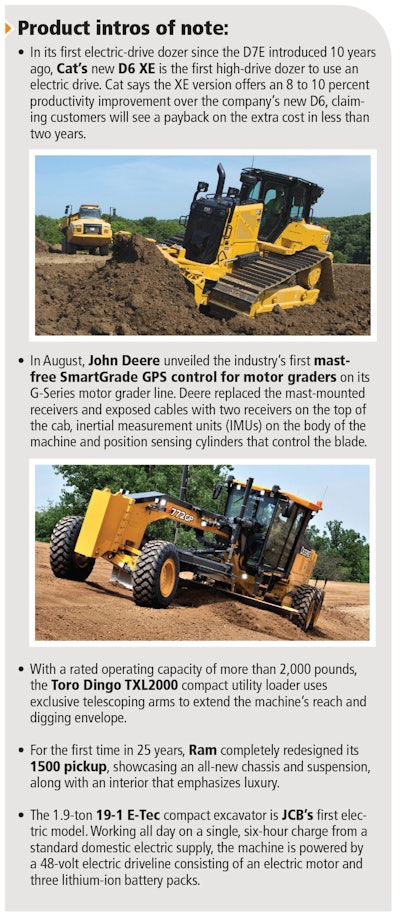John Deere and Caterpillar Heavy Equipment