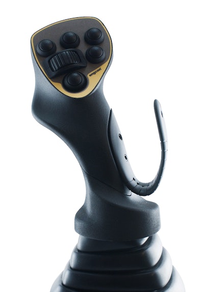 Engcon MIG2 right joystick.