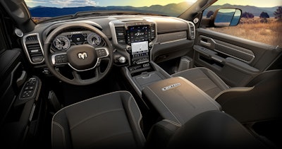 2019 Ram Chassis Cab Limited Black Interior