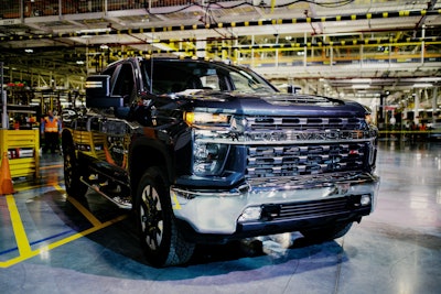 Exterior of 2020 Chevrolet Silverado